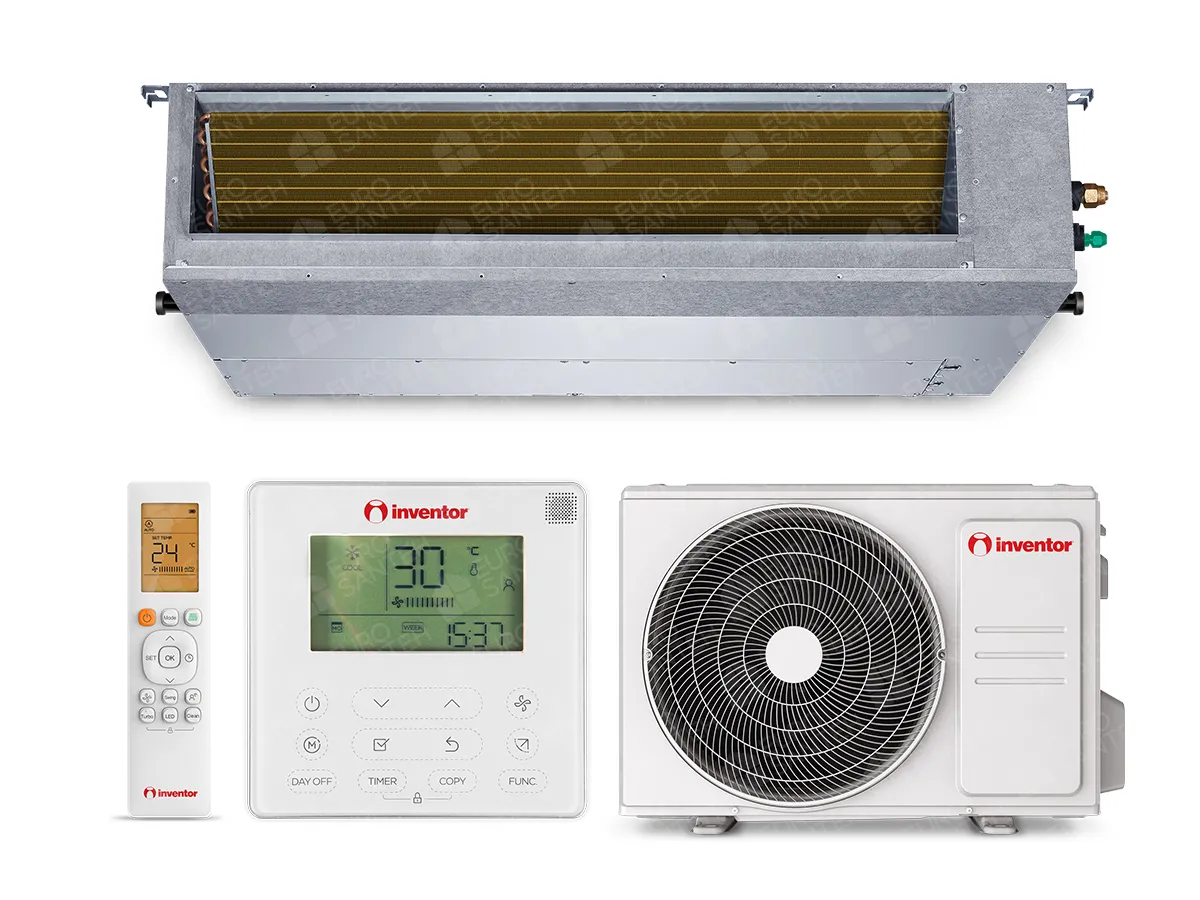 Кондиционер INVENTOR тип КАНАЛ Inverter R32 V7DI-18/U7RS-18 18000 BTU R32 Wi-Fi