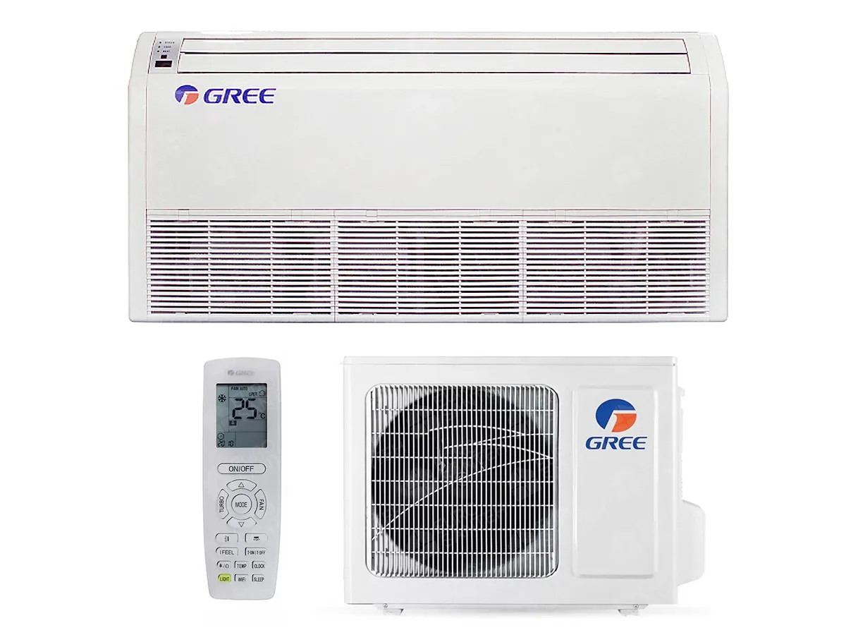 Кондиционер GREE тип НАПОЛЬНО ПОТОЛОЧНЫЙ Inverter серия U-MATCH GUD85ZD-A-T+GUD85W-HhA-T