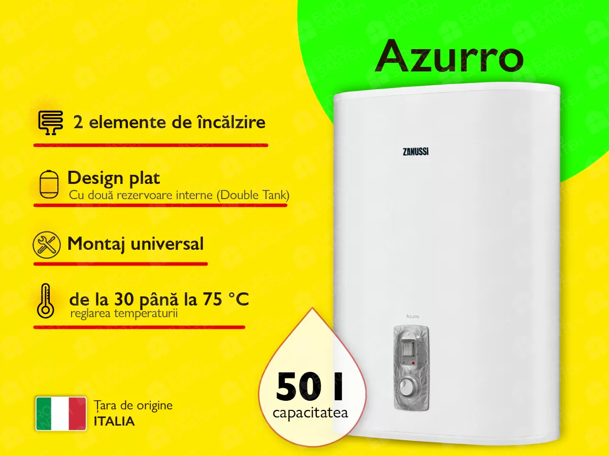 Boiler electric Zanussi Azurro 50L