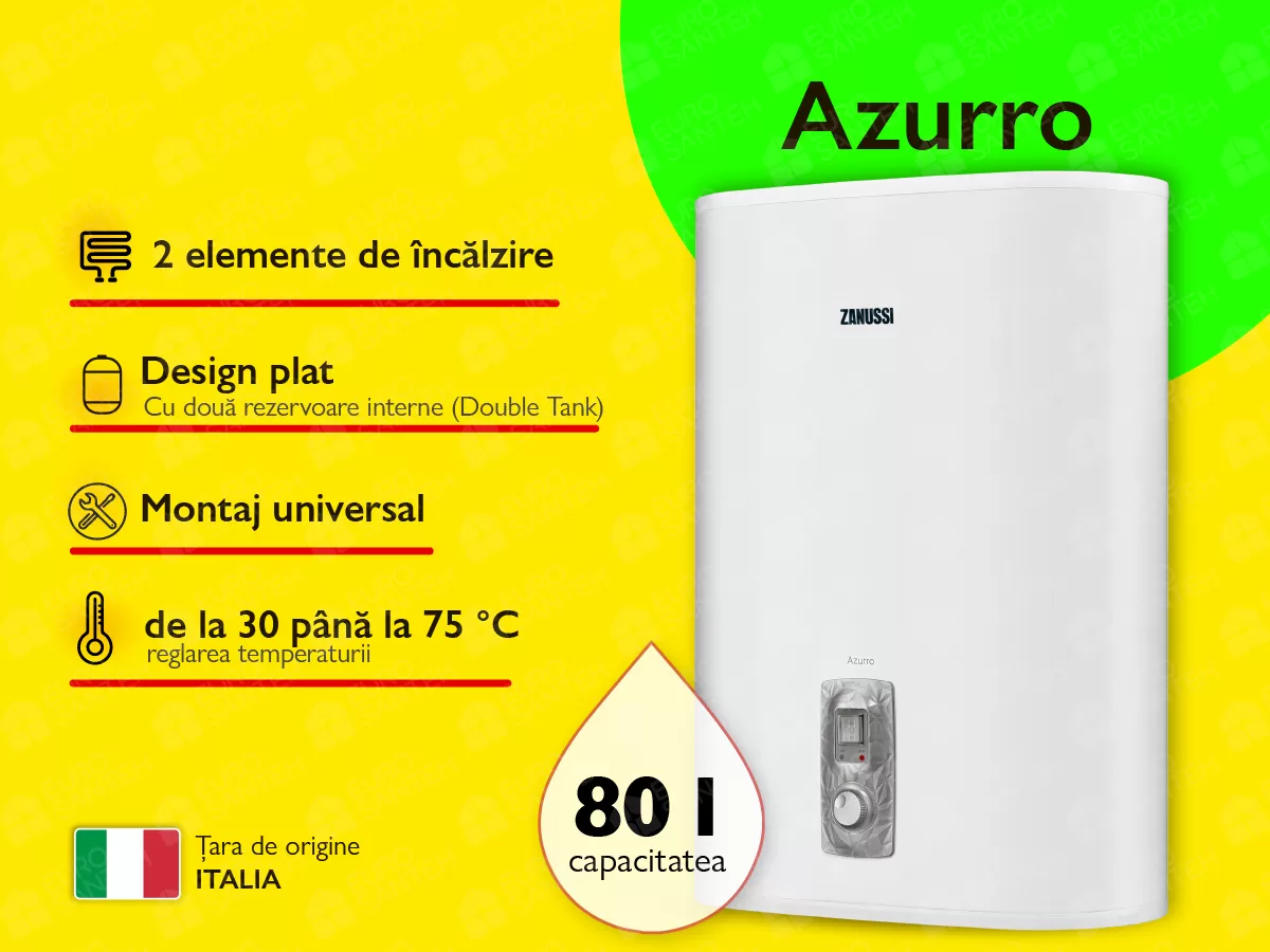Boiler electric Zanussi Azurro 80L