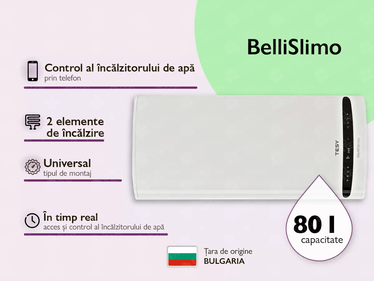 Boiler electric TESY GCR 100 2722 E31 EC BelliSlimo