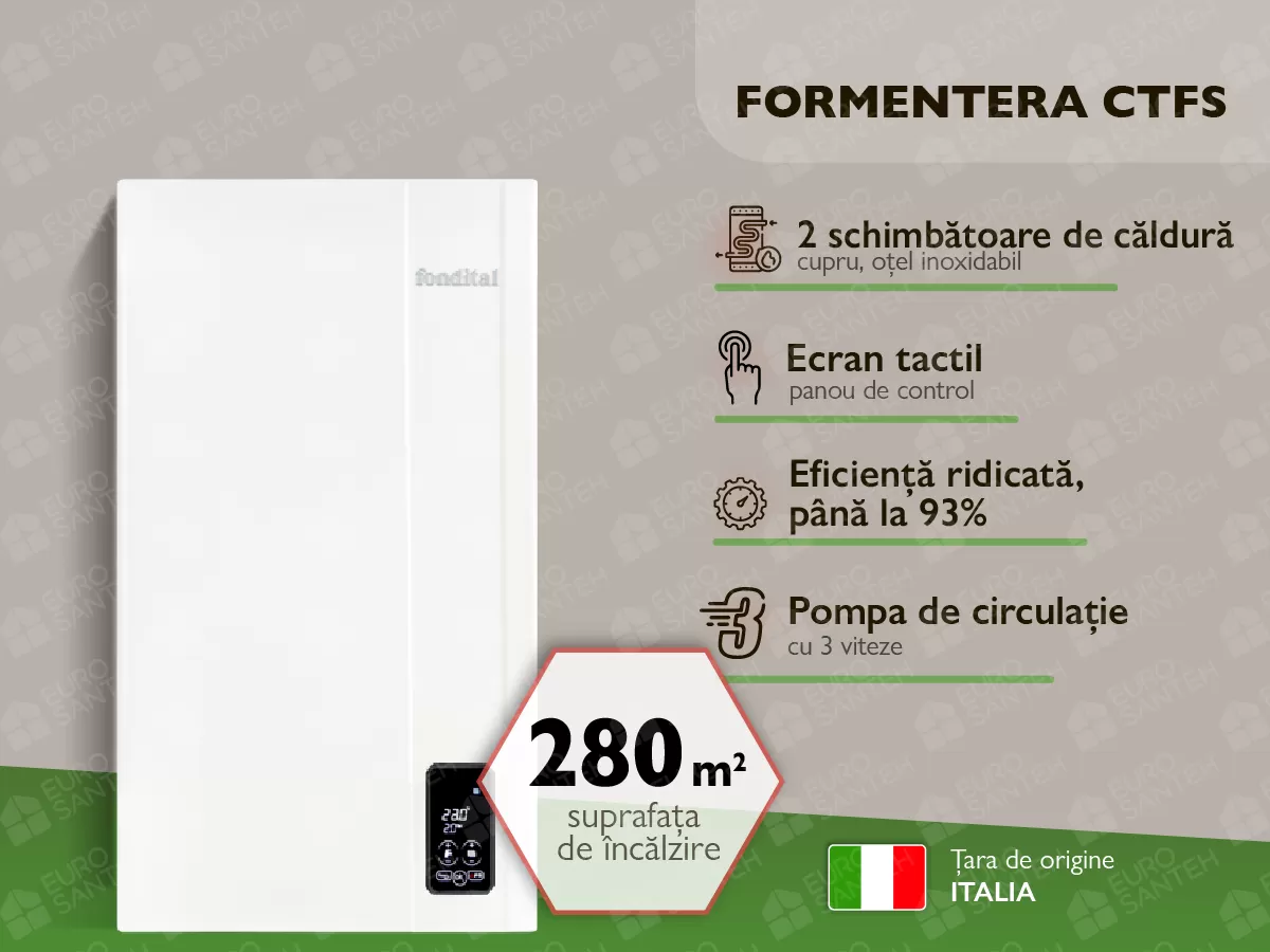 Cazan pe gaz clasic FONDITAL FORMENTERA CTFS 28 kW