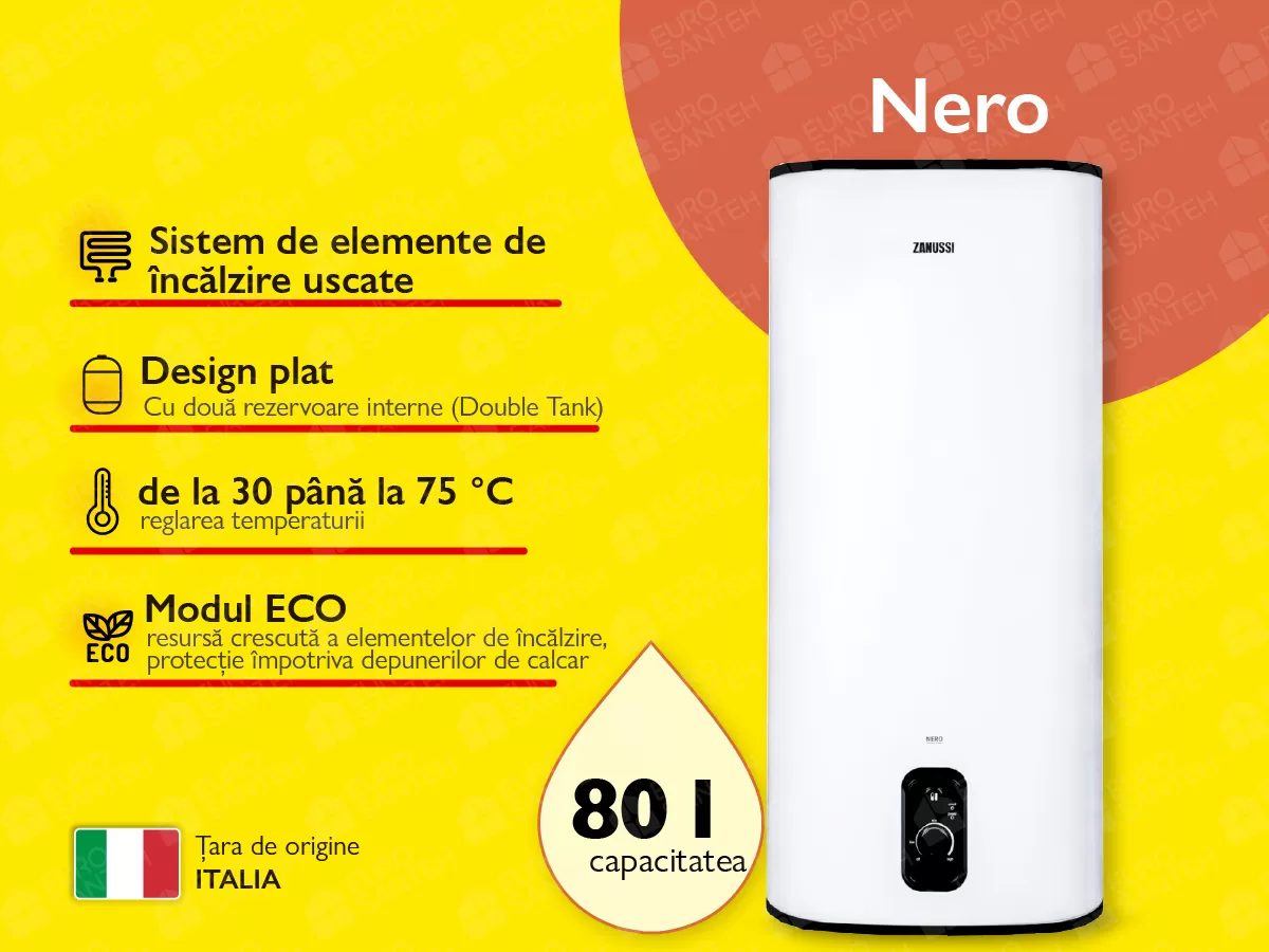 Boiler electric Zanussi Nero 80L