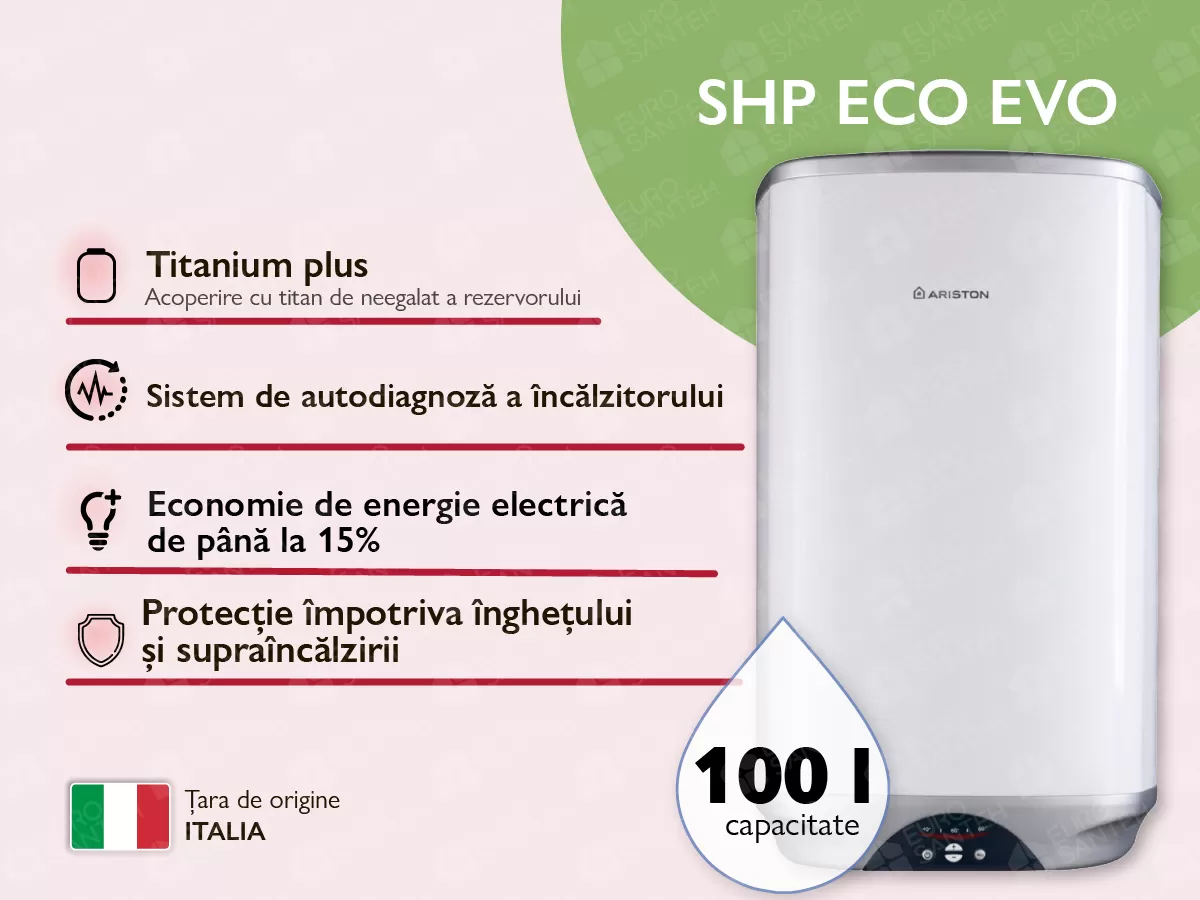Boiler elecrtic Ariston SHP Eco Evo 100V 1.8K